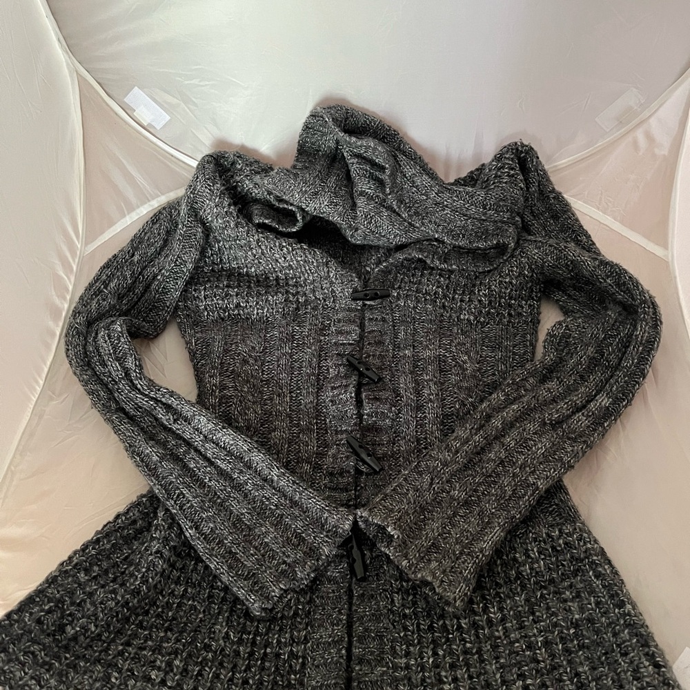 Cozy Gray Knit Sweater
